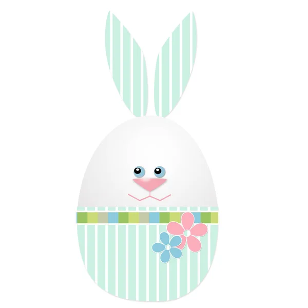 Easter bunny over white — Stock Photo, Image
