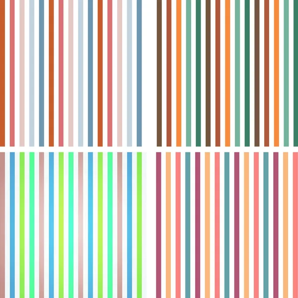 Set Striped Backgrounds — Stock Photo, Image