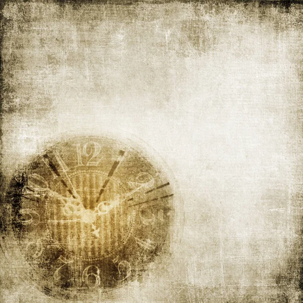 Vintage  background with watch Royalty Free Stock Photos