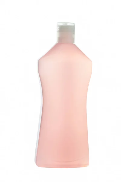 Volle rosafarbene Flasche — Stockfoto
