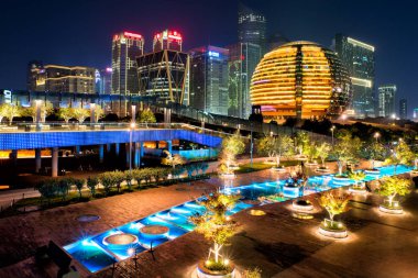 Qianjiang Yeni Şehir, Hangzhou, Zhejiang, Çin