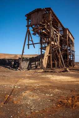 Ahşap Bina, tuz ulaşım teleferik motoru