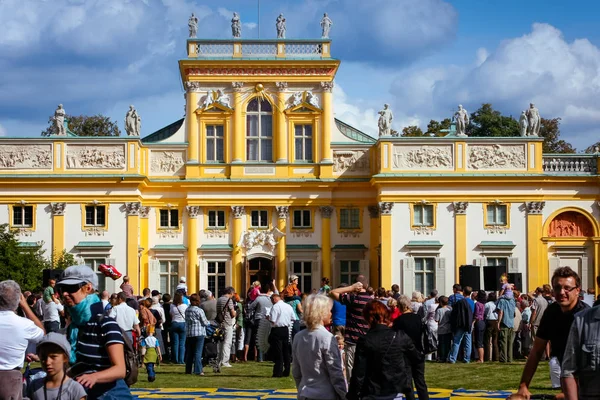 Wilanow königlichen Palast Museum, feiert die wilanow Tage — Stockfoto