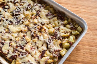 kıyma ve kabak ile güveç