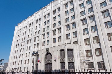 Moskova, Rusya - 21.09.2015. Rus silahlı kuvvetleri Genelkurmay