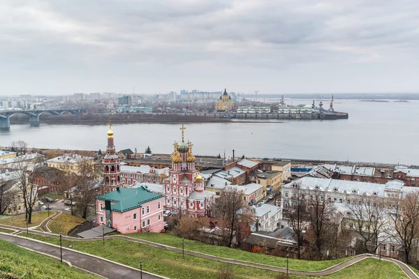 Autumn view of historic district of Nizhny Novgorod. Russia — Stock Photo, Image