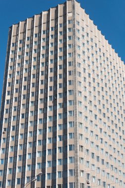 Moskova, Rusya - 14.2016 olabilir. Otel altın yüzük Smolensk Caddesi cephe,