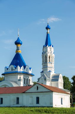 Lipetsk, Rusya - Ağustos 10.2016. Kilisesi, St. Dmitry Solunsky Köyü Korobovka, Simgesel Yapı