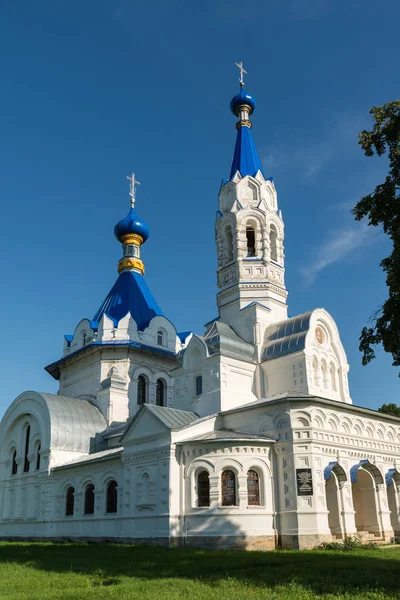 Lipetsk, Rusland - augustus 10.2016. Kerk van Sint Dmitry Solunsky in dorp Korobovka — Stockfoto