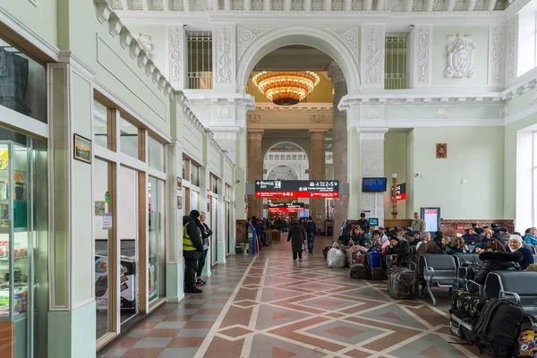 Wolgograd, Russland -November 04.2016. das Wartezimmer am Bahnhof — Stockfoto