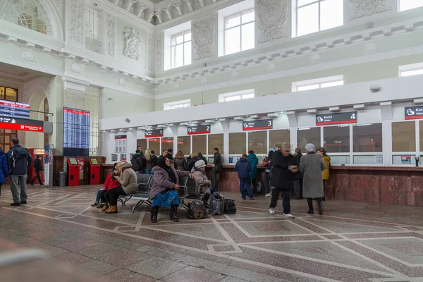 Volgograd, Russie - 04.11.2016. L'intérieur de la gare — Photo