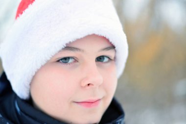 Teen Cap Noel Baba açık