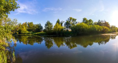 Rusya'daki Nehri Panoraması