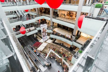 Moskova, Rusya - Mart 05.2017. Capitoliy karmaşık genel görünümü