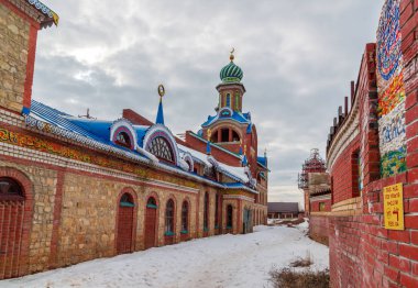 Bütün dinlerin Tapınağı. Köy, eski Arakchino. Kazan, Tataristan.