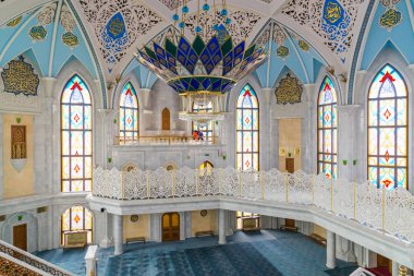 Kazan, Rusya Federasyonu - Mart 26.2017. İç Kul Şerif Camii