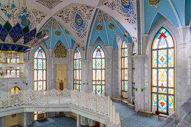 Kazan, Rusya Federasyonu - Mart 26.2017. İç Kul Şerif Camii