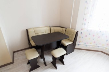 Mutfak Köşe kanepe ve iç tablo