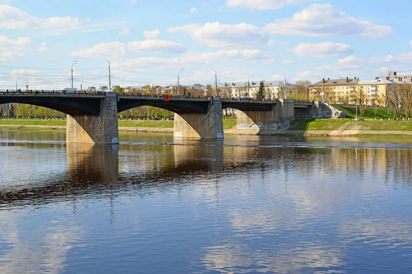 Nuevo puente del Volga en Tver, Rusia —  Fotos de Stock
