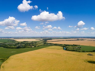 Rusya'nın orta kesiminde havadan görünümü