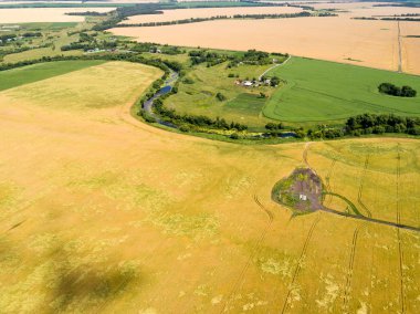 Elektrik alt istasyonlar, Rusya ile tahıl alanlarının Üstten Görünüm