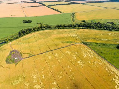 Elektrik alt istasyonlar, Rusya ile tahıl alanlarının Üstten Görünüm