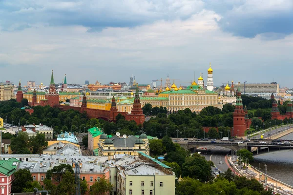 Draufsicht auf den Kreml von Moskau, Russland — Stockfoto