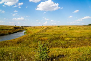 Rusya'nın orta kesiminde sonbahar manzara