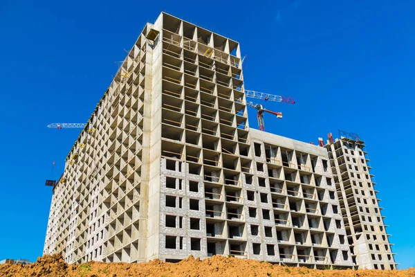 Construcción de edificios en Moscú, Rusia —  Fotos de Stock