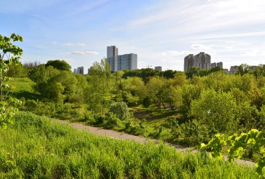 Levoberezhny çevre dostu bölge Khimki City, Rusya Federasyonu