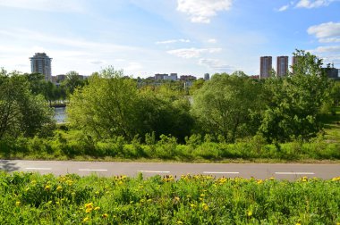 Levoberezhny çevre dostu bölge Khimki City, Rusya Federasyonu