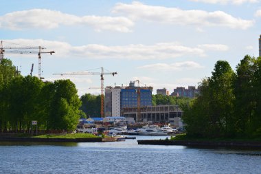 Khimki, Rusya Federasyonu - 30.2017 olabilir. Çevre dostu Levoberezhny bölge
