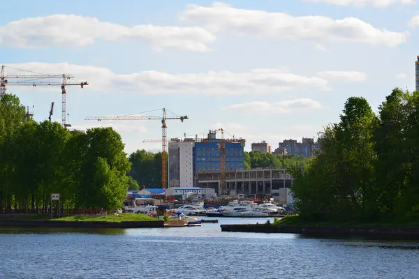 Khimki, Rusya Federasyonu - 30.2017 olabilir. Çevre dostu Levoberezhny bölge