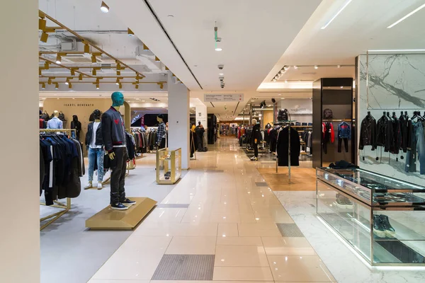 Moscow, Russia - July 25.2017. Mens clothing in store TSUM — Stock Photo, Image