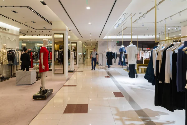 Moscow, Russia - July 25.2017. Female clothing in store TSUM - Central department store. — Stock Photo, Image