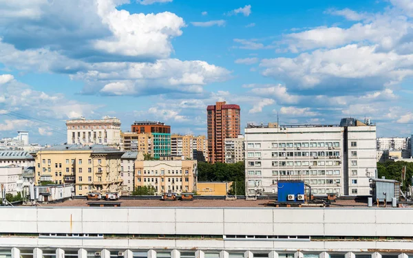 Vista superior del distrito Meshchansky de Moscú, Rusia — Foto de Stock