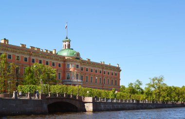 18. yüzyılda, St. Petersburg, Rusya Federasyonu Mikhailovsky kale inşa edildi