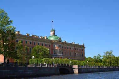 18. yüzyılda, St. Petersburg, Rusya Federasyonu Mikhailovsky kale inşa edildi