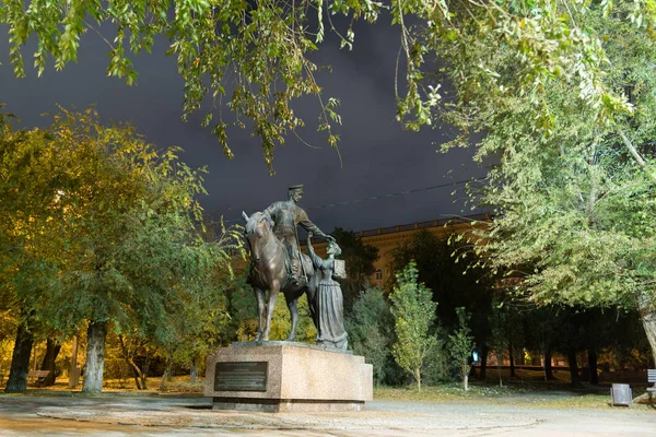 Volgograd, Rusland - 1 November. 2016. monument aan de Russische Kozakken — Stockfoto