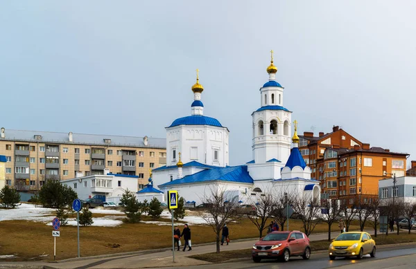 Казань, Россия - 27 марта 2017 г. Параскевская церковь — стоковое фото