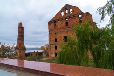 Gergardt değirmen - Xx. yüzyıl başlarında Buhar değirmen bina, Stalingrad Savaşı içinde ikinci Dünya Savaşı sırasında yok. Volgograd, Rusya Federasyonu