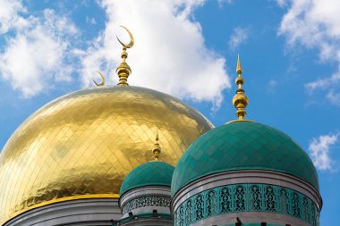 Moskova Rusya katedral Camii kubbeleri
