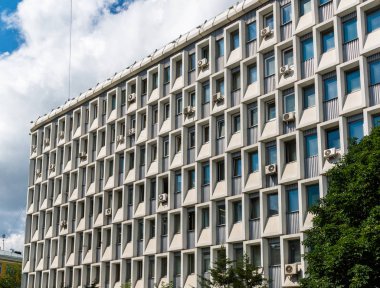 Moscow, Rusya Federasyonu - 24 Temmuz. 2017. Moskova metrosu Yönetim Binası