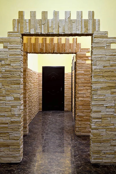 Interior of entrance in a modern apartment building — Stock Photo, Image