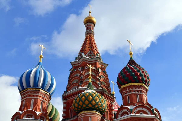 Saint Basil Cathedral on Red Square in Moscow, Russia — Stock Photo, Image