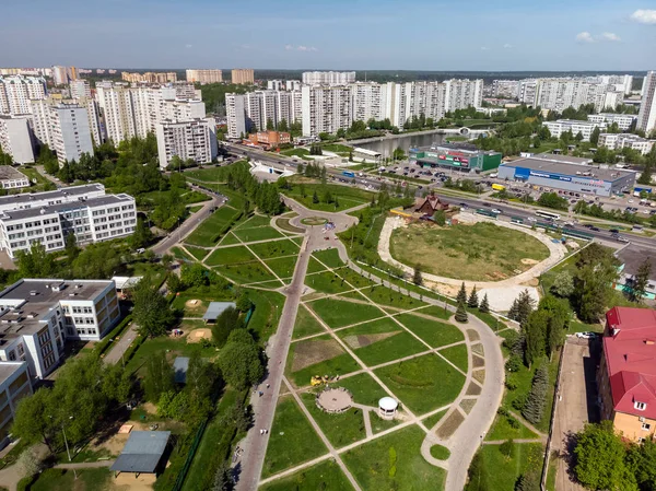 Mosca, Russia - 13 maggio 2018. Vista della città dall'alto — Foto Stock