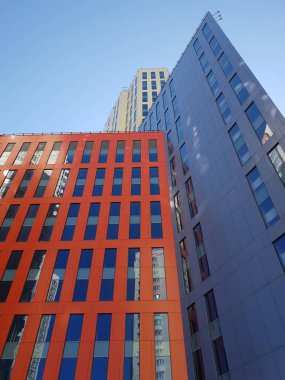 Khimki, Rusya Federasyonu - 10 Mayıs. 2018. iş merkezinin Aero City liman tarafındaki Görünüm