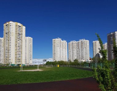 ekolojik temiz bir yerde, Rusya'nın şehir şehir manzara