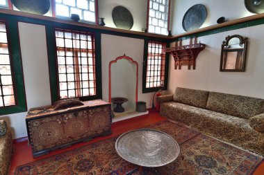 Bakhchisaray, Kırım - 2 Temmuz 2019. Han sarayındaki haremin içi.