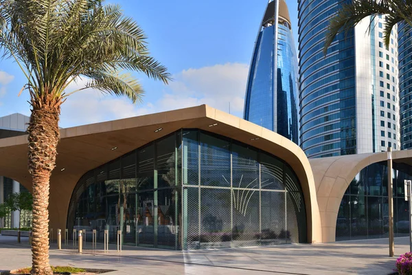 Doha, Katar 'daki Decc metro istasyonu.